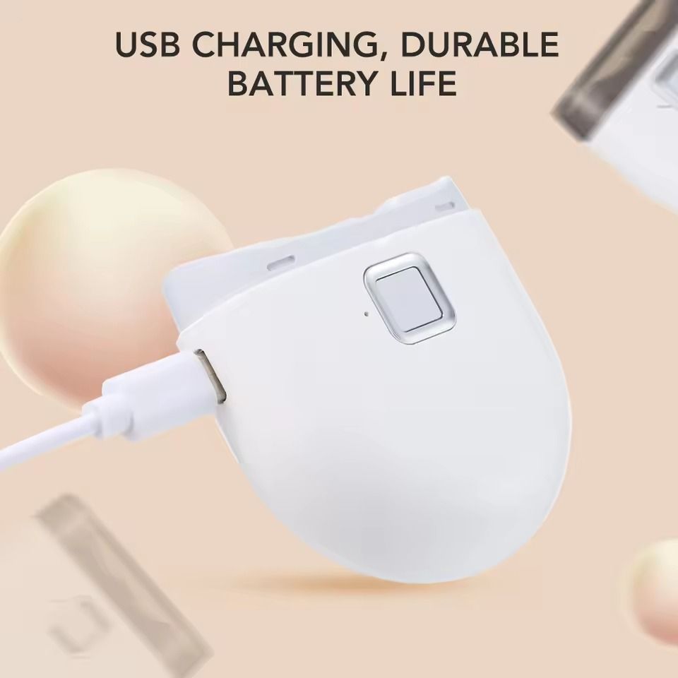 Electric Nail Clipper With LED Light And Auto Polishing Rechargeable Nail Trimmer For Kids And Adul 5