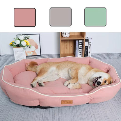 Large Pet Sofa Bed for Dogs and Cats with Winter Warm Cushion
