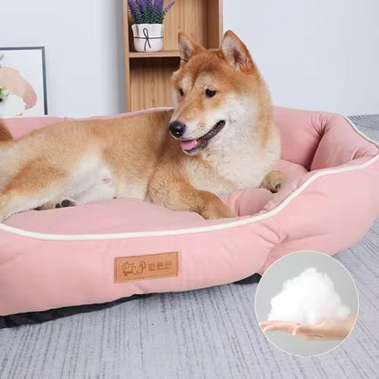 Large Pet Sofa Bed For Dogs And Cats With Winter Warm Cushion 2