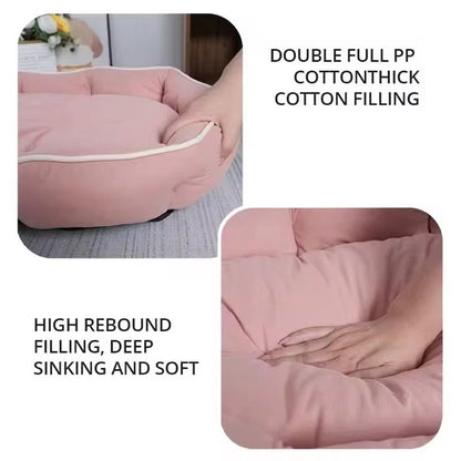 Large Pet Sofa Bed For Dogs And Cats With Winter Warm Cushion 3