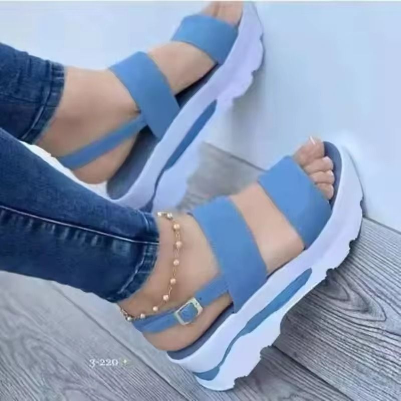 Women Wedge Sandals Low Platform Summer Fashion Shoes 2