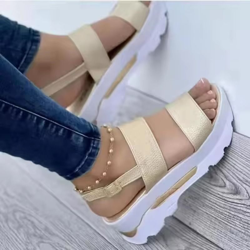 Women Wedge Sandals Low Platform Summer Fashion Shoes 4
