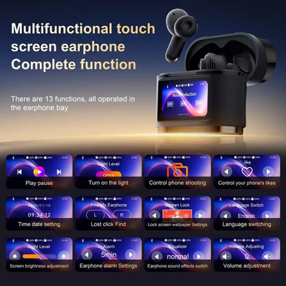 True Wireless Bluetooth Earphones With ANC Noise Cancelling And Digital Display 2