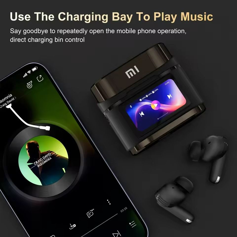 True Wireless Bluetooth Earphones With ANC Noise Cancelling And Digital Display 4