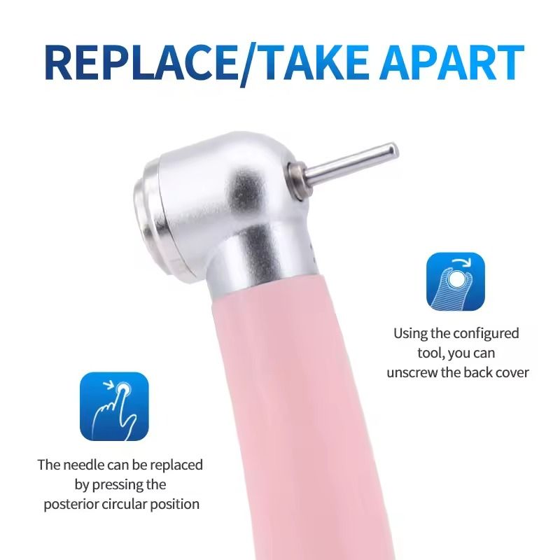 High Speed Dental Handpiece With Push Button And Ceramic Bearings 3