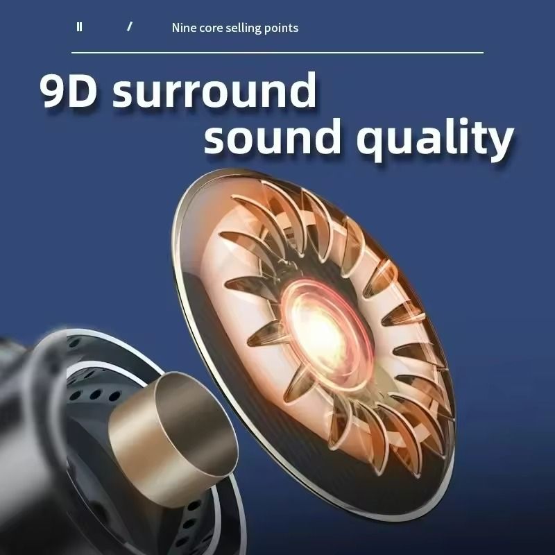 Wireless TWS Bluetooth Earphones HiFi Stereo Sport Headphones With Microphone 1