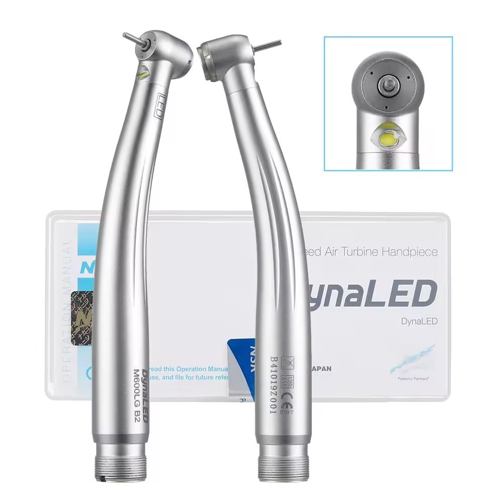 High Speed Dental Handpiece With LED Light Push Button Air Turbine 1
