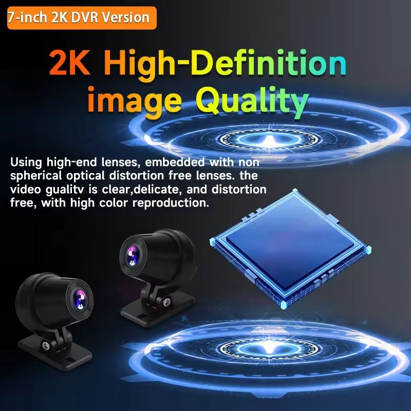 Motorcycle CarPlay Android Auto DVR Navigation Display Waterproof Monitor 2