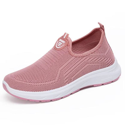 Women Breathable Slip On Sports Loafers Lightweight Barefoot Tennis Flats Casual Walking Shoes 6