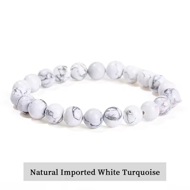 Natural Stone Bead Bracelet With Amethyst Tiger Eye And Crystal Quartz 17