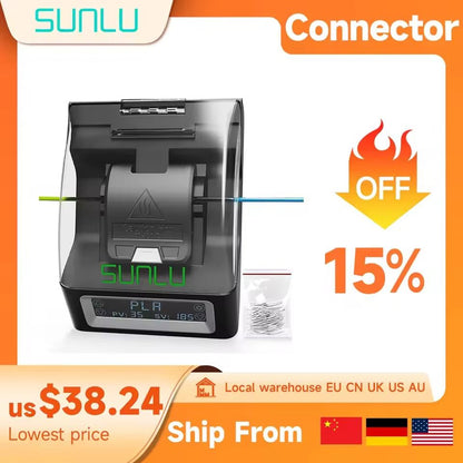 Filament Connector Kit for 1.75mm 3D Printer Filament with PTFE Sleeves