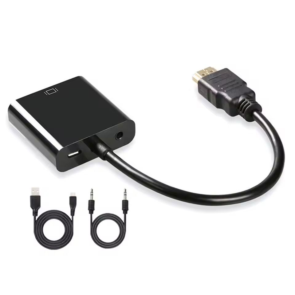 HDMI To VGA Adapter Cable For Laptop Tablet And TV Connection 6