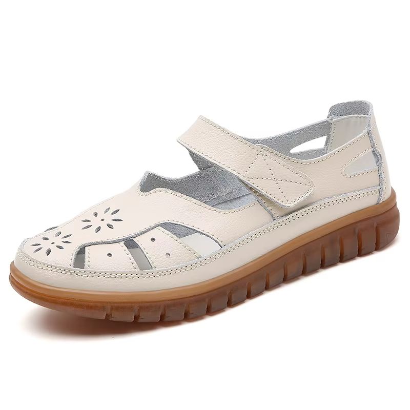 Women Breathable Leather Roman Sandals  Non Slip Casual Summer Shoes For Everyday Comfort 6
