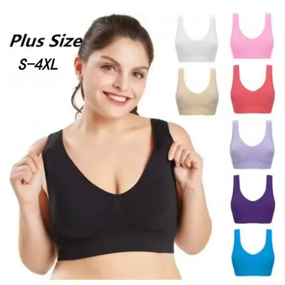 Seamless Sports Bra for Women with Breathable Fit for Yoga and Fitness
