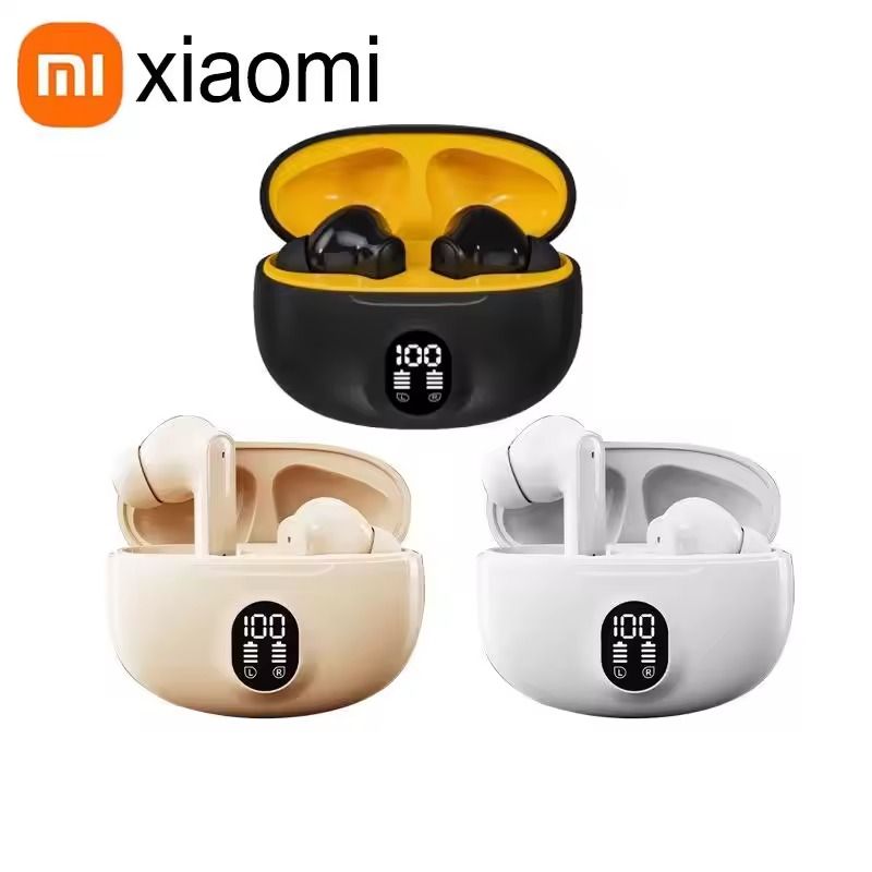 Wireless Bluetooth Earbuds with ENC Noise Reduction and LED Display Charging Case