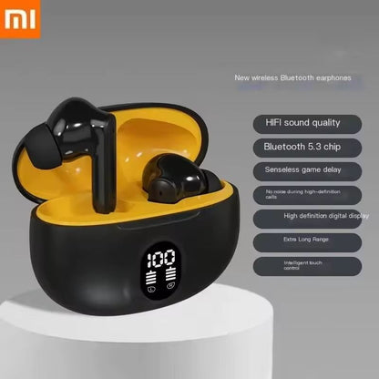 Wireless Bluetooth Earbuds With ENC Noise Reduction And LED Display Charging Case 5
