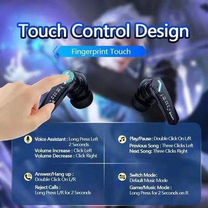 Lenovo Wireless Bluetooth Earbuds With Touch Control And Noise Reduction 2