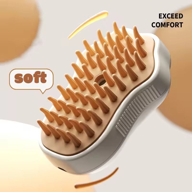 Three In One Pet Grooming Brush With Steam Function For Cats And Dogs 3