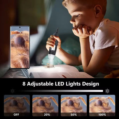 Digital Microscope Camera With LED Magnifier And USB Type C Connection 2