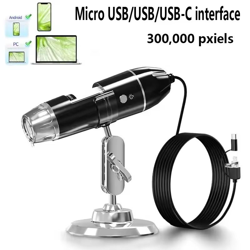 Digital Microscope Camera With LED Magnifier And USB Type C Connection 7