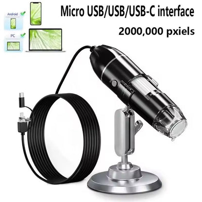 Digital Microscope Camera With LED Magnifier And USB Type C Connection 8
