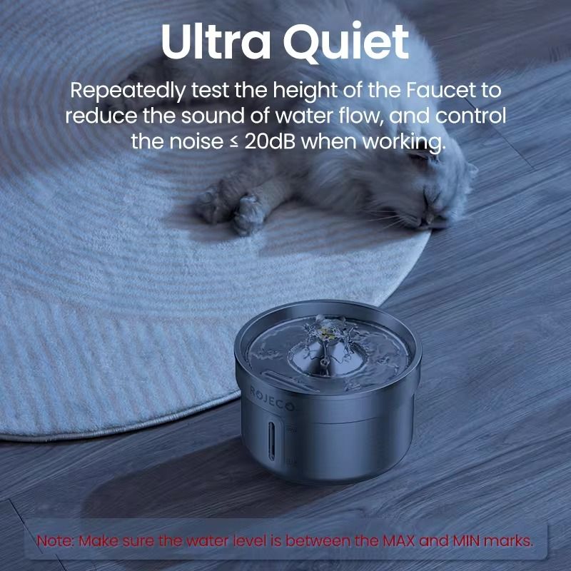 Stainless Steel Automatic Pet Water Fountain With Smart Sensor For Cats And Dogs 3