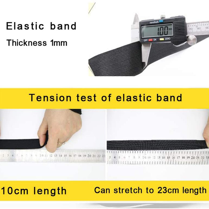 5M Knit Elastic Band For Sewing High Elasticity Heavy Stretch Waistband Elastic For DIY Garments Cr 3