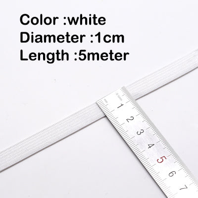 5M Knit Elastic Band For Sewing High Elasticity Heavy Stretch Waistband Elastic For DIY Garments Cr 7