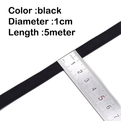 5M Knit Elastic Band For Sewing High Elasticity Heavy Stretch Waistband Elastic For DIY Garments Cr 6
