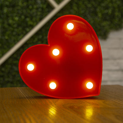 Battery Powered Alphabet Letter LED Lights, Luminous Warm Night Number Lamp for Home Decor, Christmas, Wedding, Birthday