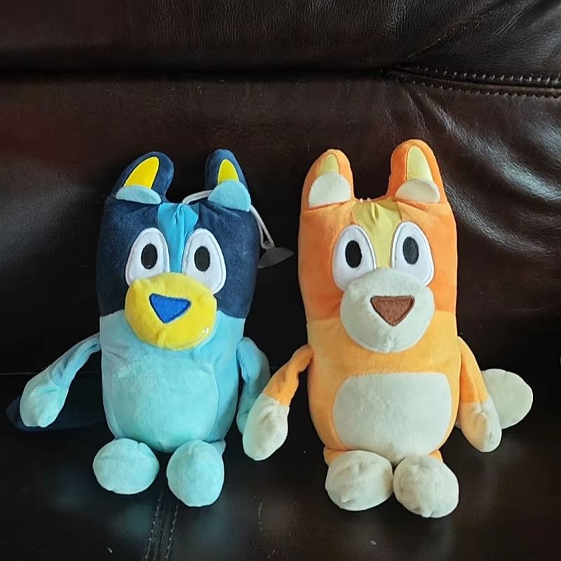 Bluey And Bingo Plush Toy Set  Soft Cartoon Dog Dolls In 17cm 28cm 40cm Sizes For Kids And Gifts 3