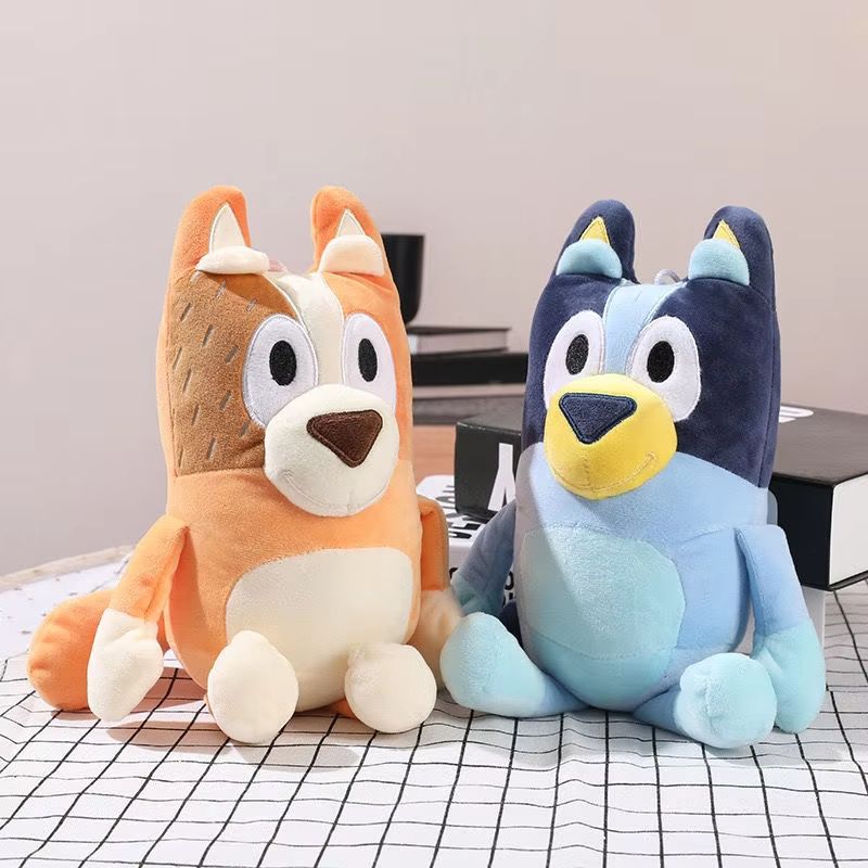 Bluey And Bingo Plush Toy Set  Soft Cartoon Dog Dolls In 17cm 28cm 40cm Sizes For Kids And Gifts 4