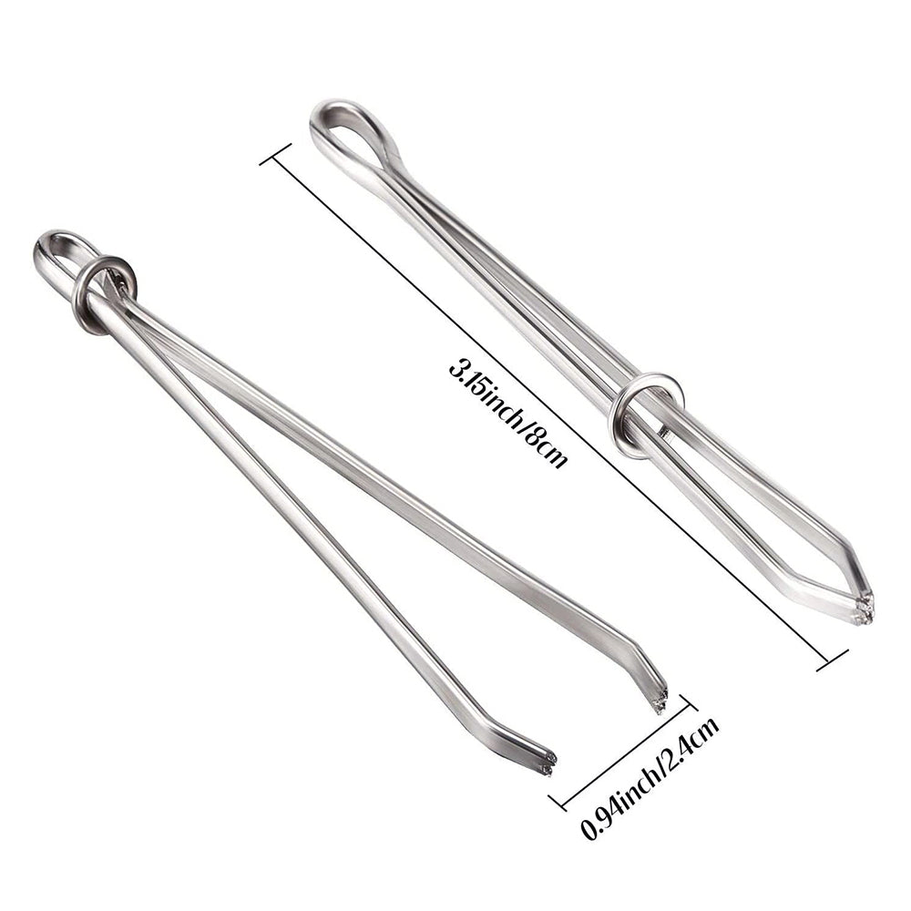 Sewing DIY Tools Garment Clips, Stainless Steel Elastic Band Threader Clamp for Trousers, Punch Tape, Cross Stitch