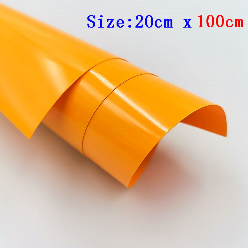 PU Heat Transfer Vinyl Iron-on HTV Roll, DIY T-Shirt Printing Hot Press Film for Cameo, Clothing, Crafts, Halloween