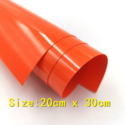 PU Heat Transfer Vinyl Iron-on HTV Roll, DIY T-Shirt Printing Hot Press Film for Cameo, Clothing, Crafts, Halloween