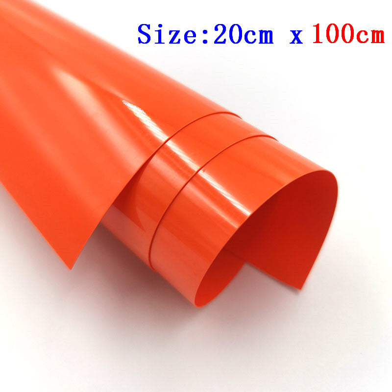 PU Heat Transfer Vinyl Iron-on HTV Roll, DIY T-Shirt Printing Hot Press Film for Cameo, Clothing, Crafts, Halloween