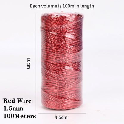 Cotton Macrame Cord Twine Rope String for Crafts, DIY Wall Hangings, Handmade Sewing, Wedding Party & Home Decor