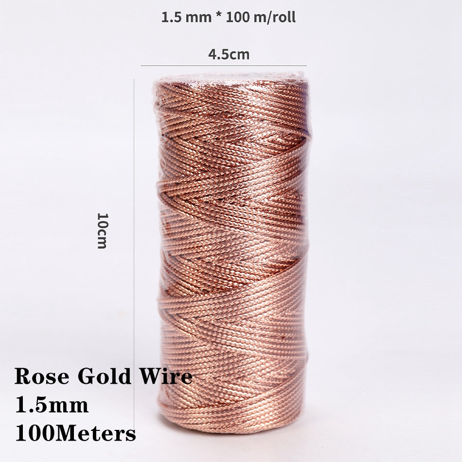 Cotton Macrame Cord Twine Rope String for Crafts, DIY Wall Hangings, Handmade Sewing, Wedding Party & Home Decor