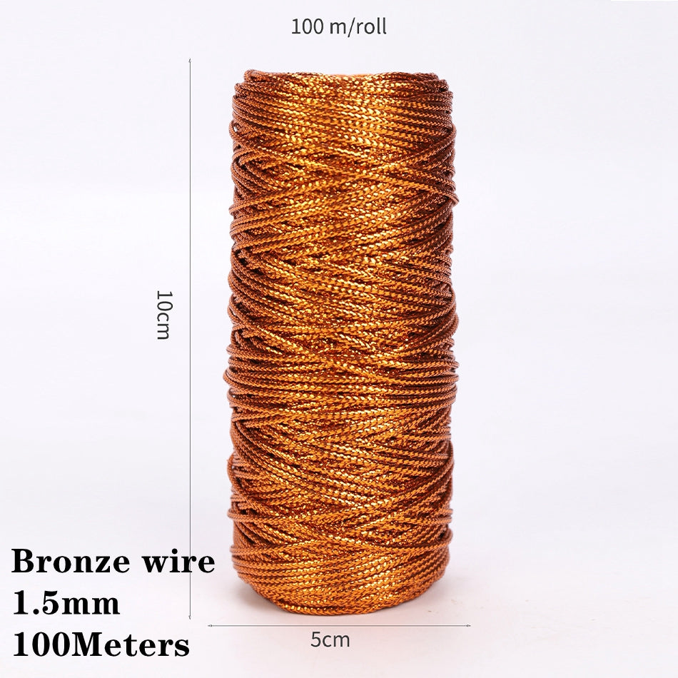 Cotton Macrame Cord Twine Rope String for Crafts, DIY Wall Hangings, Handmade Sewing, Wedding Party & Home Decor