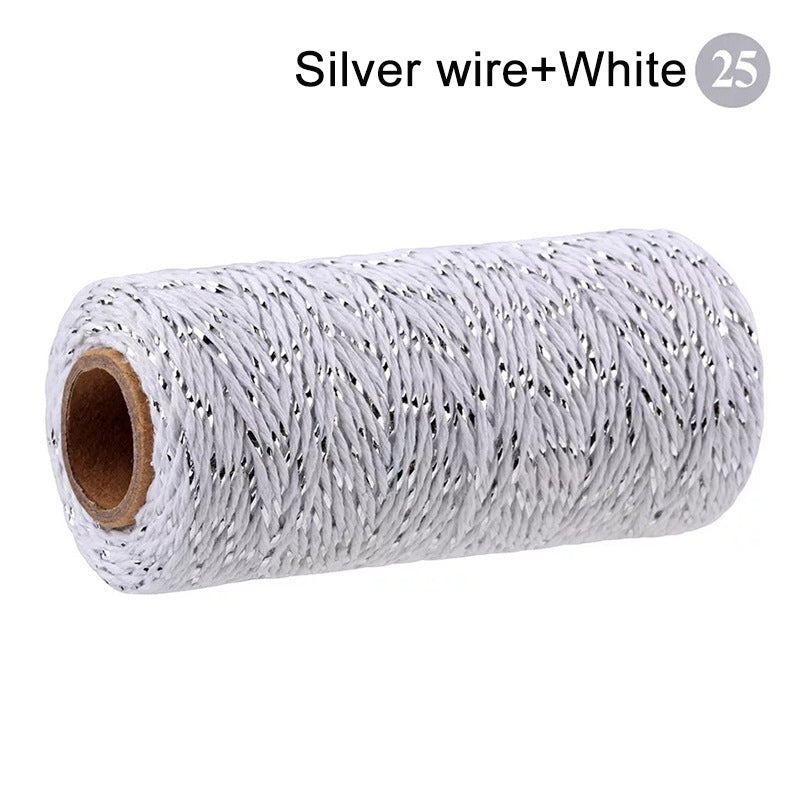 Cotton Macrame Cord Twine Rope String for Crafts, DIY Wall Hangings, Handmade Sewing, Wedding Party & Home Decor