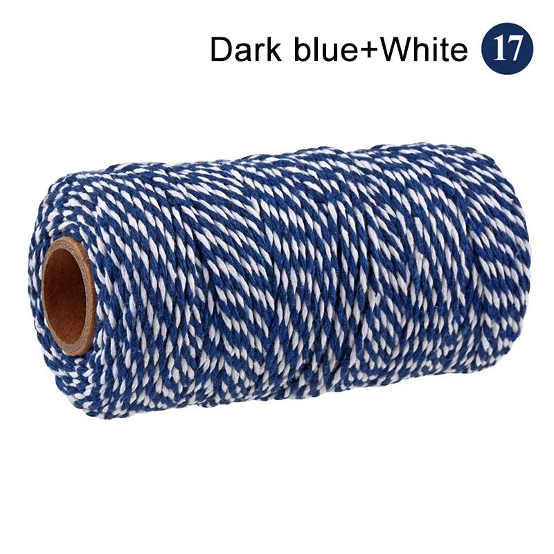 Cotton Macrame Cord Twine Rope String for Crafts, DIY Wall Hangings, Handmade Sewing, Wedding Party & Home Decor
