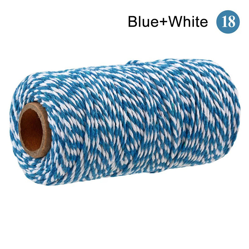 Cotton Macrame Cord Twine Rope String for Crafts, DIY Wall Hangings, Handmade Sewing, Wedding Party & Home Decor