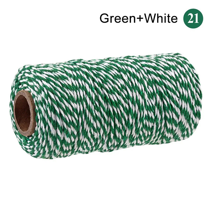 Cotton Macrame Cord Twine Rope String for Crafts, DIY Wall Hangings, Handmade Sewing, Wedding Party & Home Decor