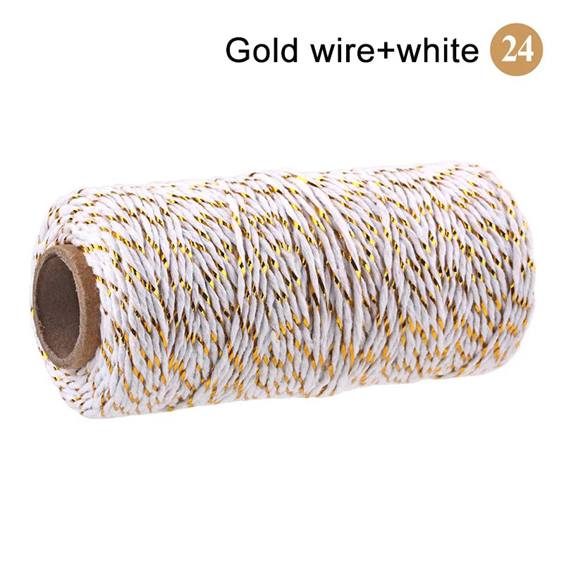 Cotton Macrame Cord Twine Rope String for Crafts, DIY Wall Hangings, Handmade Sewing, Wedding Party & Home Decor