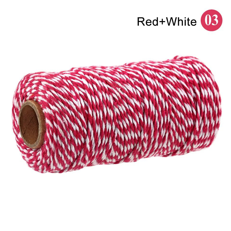 Cotton Macrame Cord Twine Rope String for Crafts, DIY Wall Hangings, Handmade Sewing, Wedding Party & Home Decor