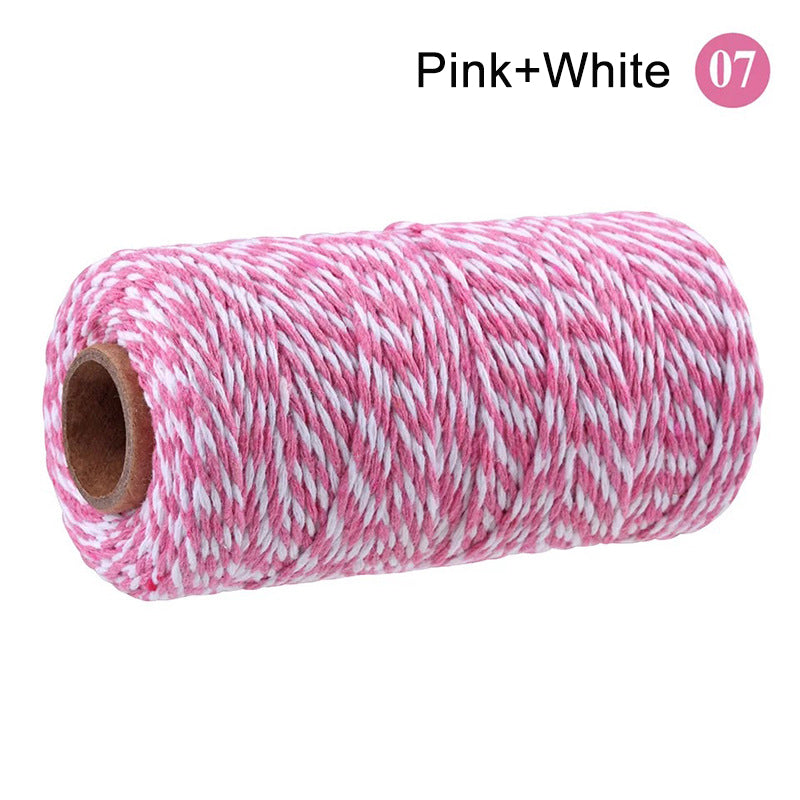 Cotton Macrame Cord Twine Rope String for Crafts, DIY Wall Hangings, Handmade Sewing, Wedding Party & Home Decor