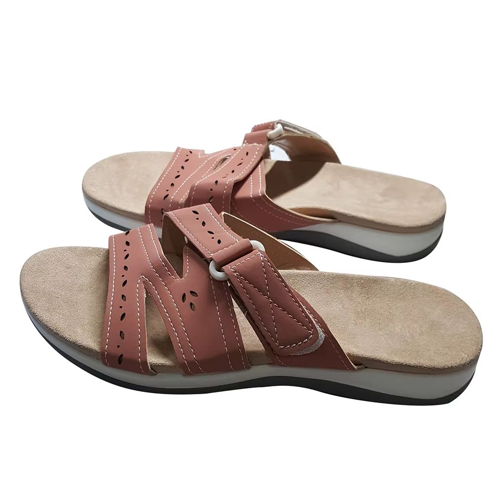 Orthopedic Comfort Summer Sandals For Women  Flat Breathable  Stylish Everyday Footwear 8