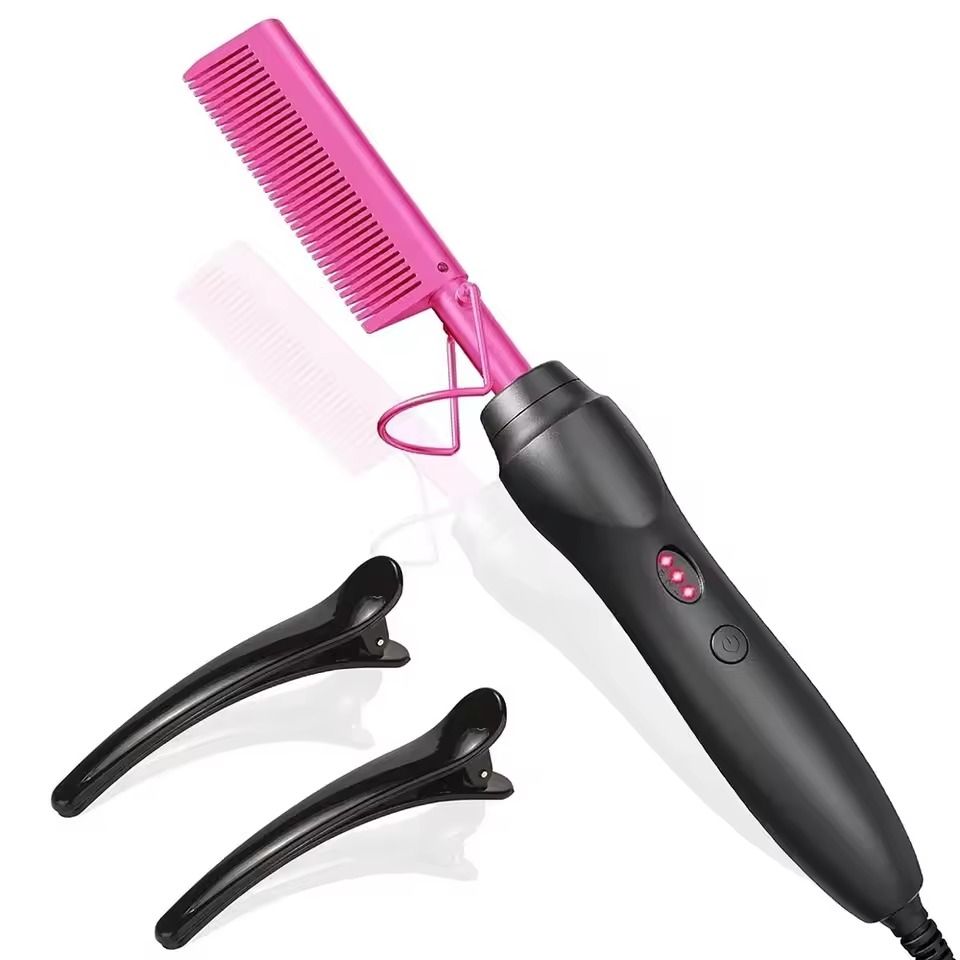 Ceramic Hot Comb Hair Straightener For Hair Beards And Wigs 9