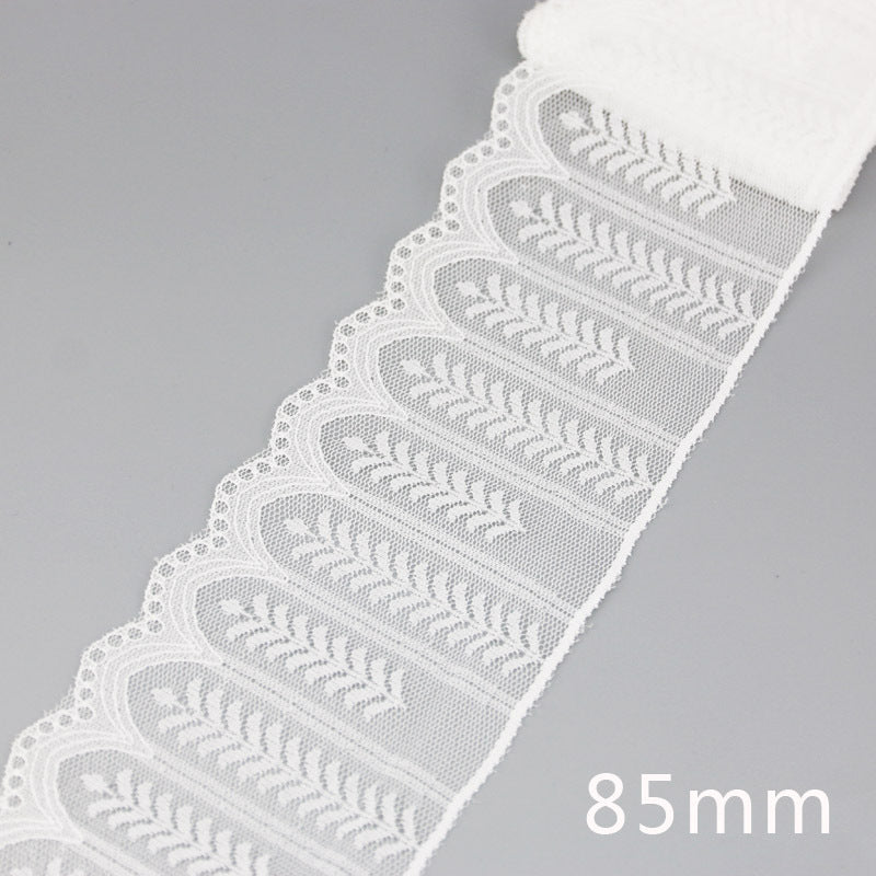 White Lace Ribbon Webbing 5 YardsRoll Polyester Fabric Trim For Gift Packing DIY Sewing Crafts  Dec 8
