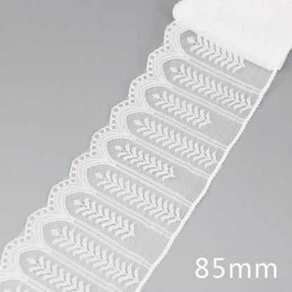 White Lace Ribbon Webbing 5 YardsRoll Polyester Fabric Trim For Gift Packing DIY Sewing Crafts  Dec 8